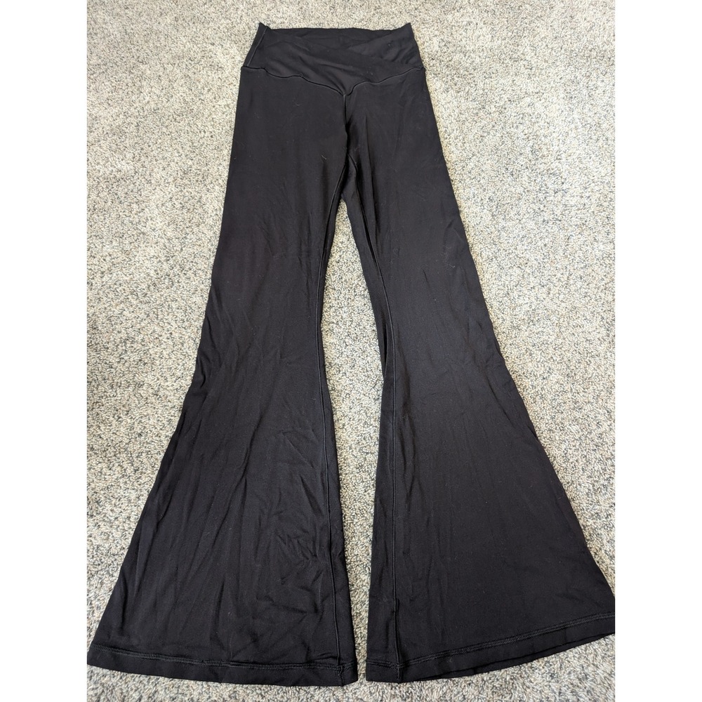 OFFLINE by Aerie Real Me High Rise Crossover Flare Leggings Black Medium Short